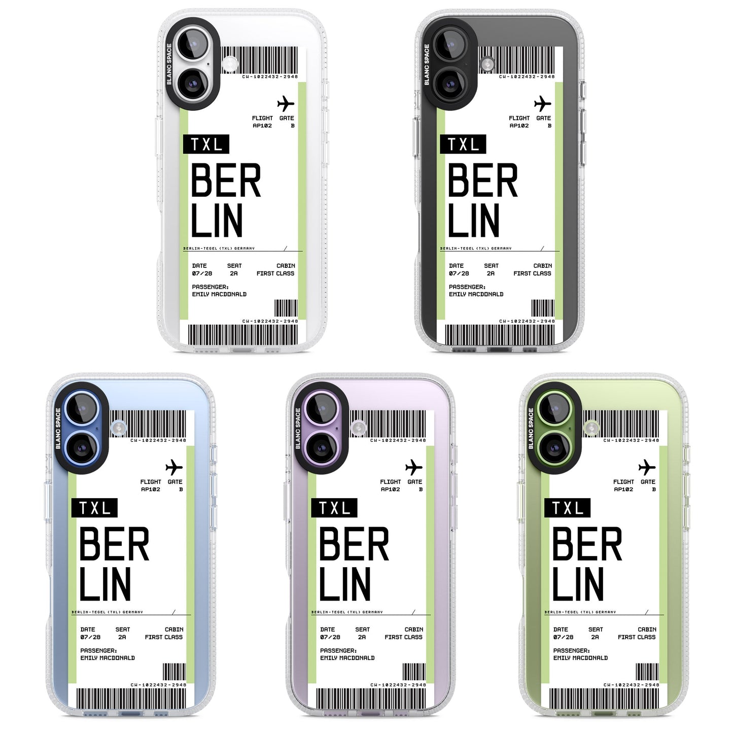 Personalised Berlin Boarding Pass