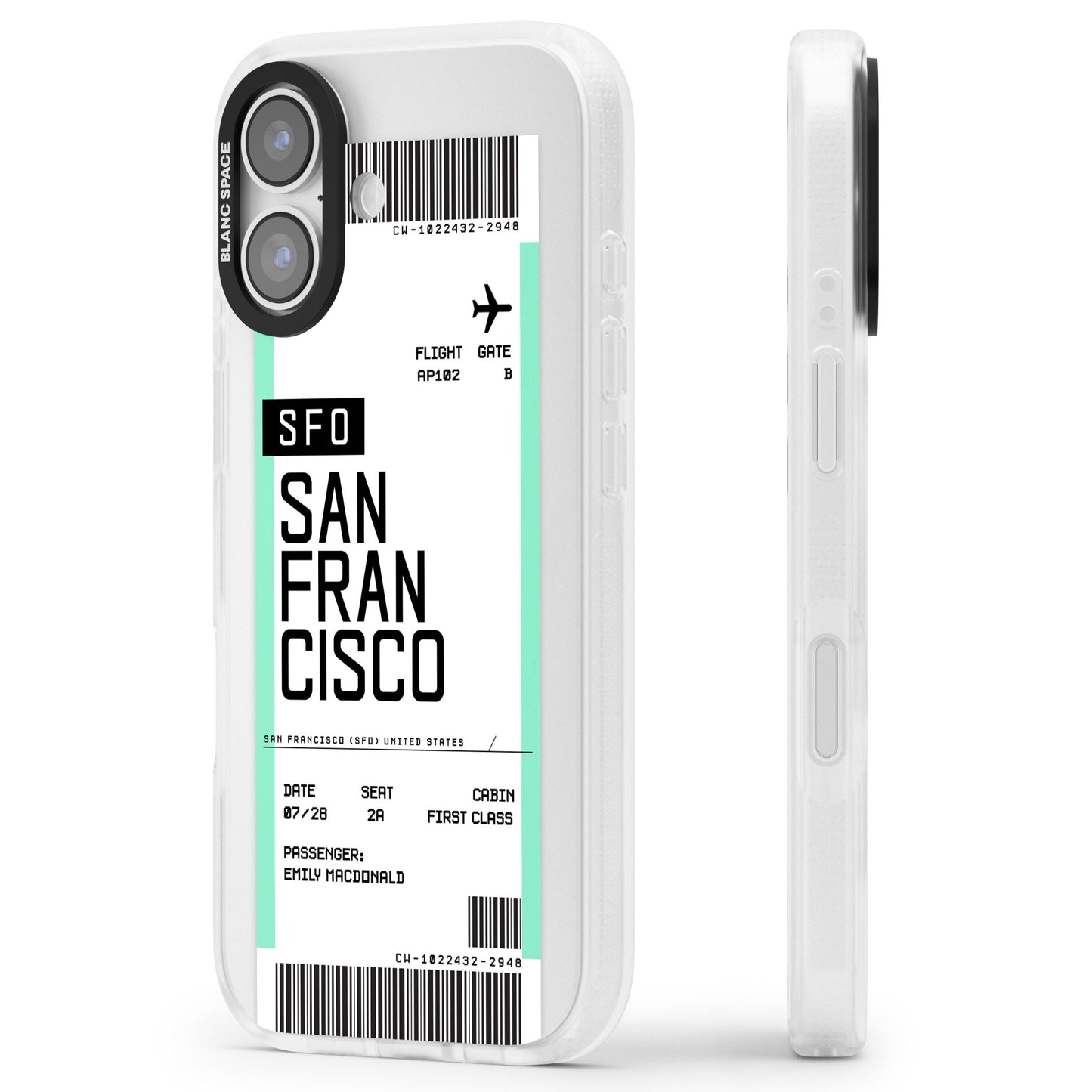 Personalised San Francisco Boarding Pass