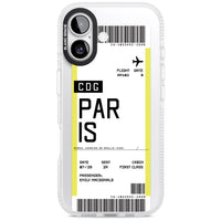 Personalised Paris Boarding Pass