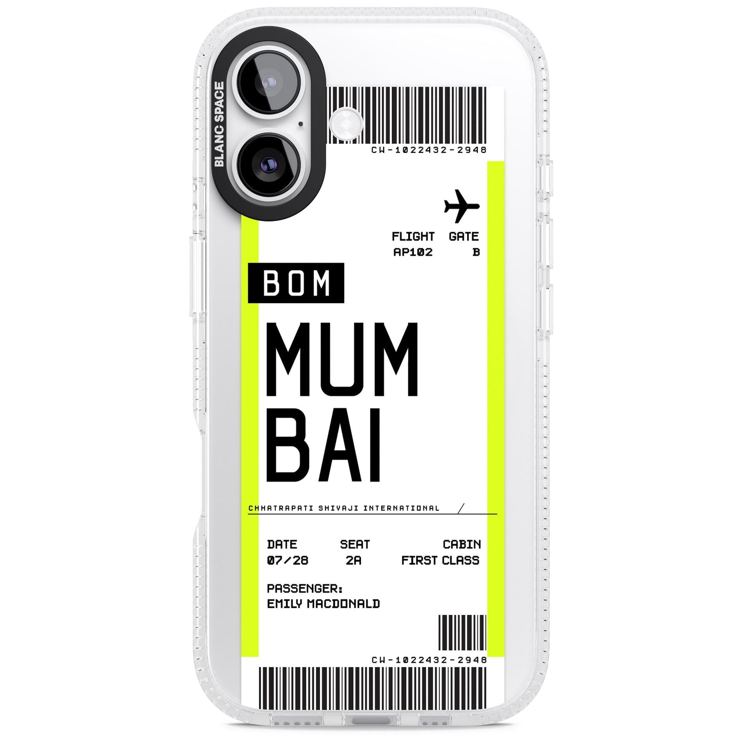 Personalised Mumbai Boarding Pass