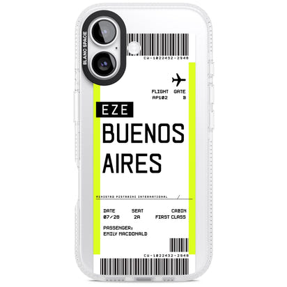 Personalised Buenos Aires Boarding Pass