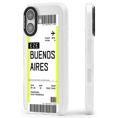Personalised Buenos Aires Boarding Pass