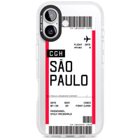 Personalisierte Bordkarte für São Paulo