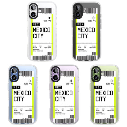 Carte d'embarquement personnalisée pour Mexico