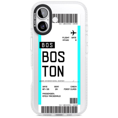 Personalised Boston Boarding Pass