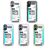Carte d'embarquement personnalisée pour Nashville