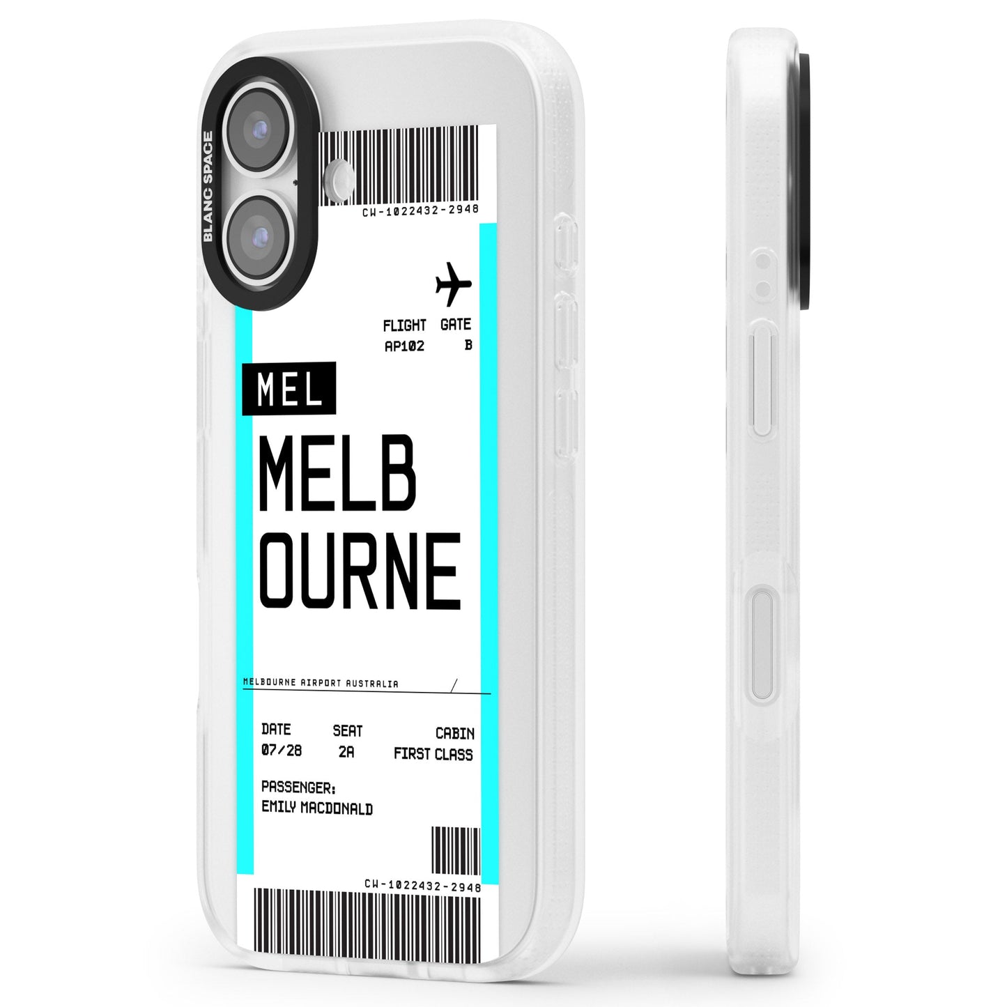 Personalised Melbourne Boarding Pass
