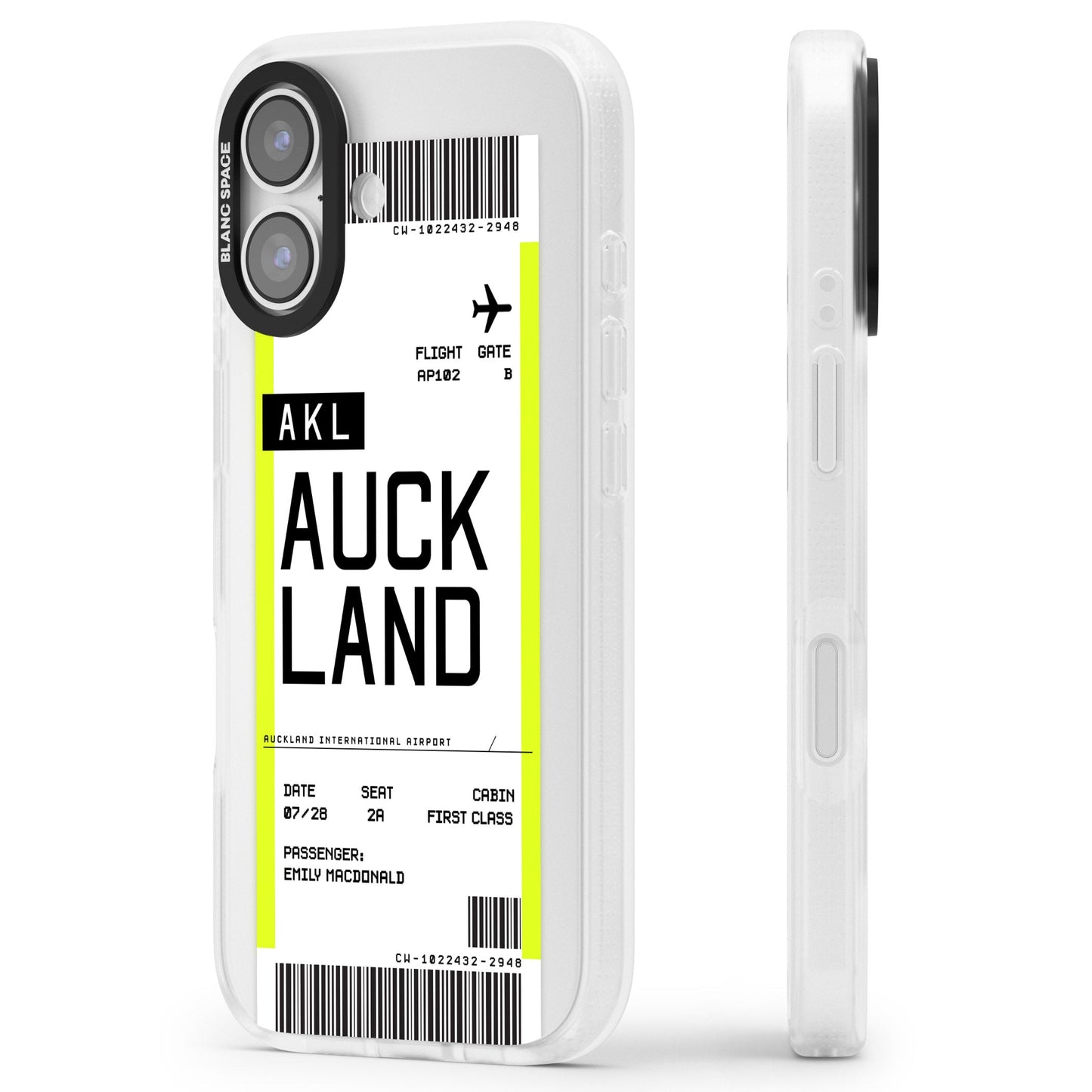 Personalised Auckland Boarding Pass