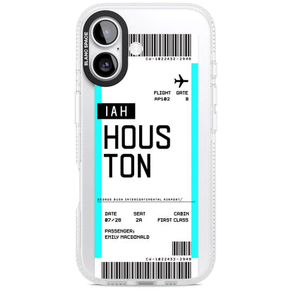 Personalised Houston Boarding Pass