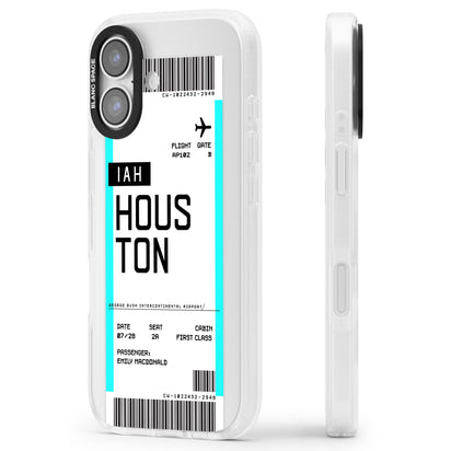 Personalised Houston Boarding Pass
