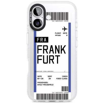 Personalised Frankfurt Boarding Pass