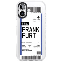 Personalised Frankfurt Boarding Pass