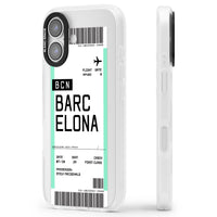 Personalised Barcelona Boarding Pass