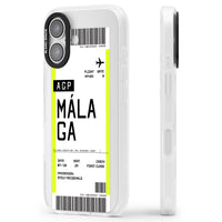 Personalised Málaga Boarding Pass