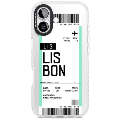 Personalised Lisbon Boarding Pass