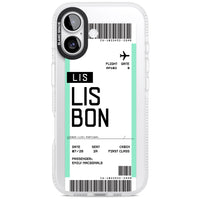 Personalised Lisbon Boarding Pass