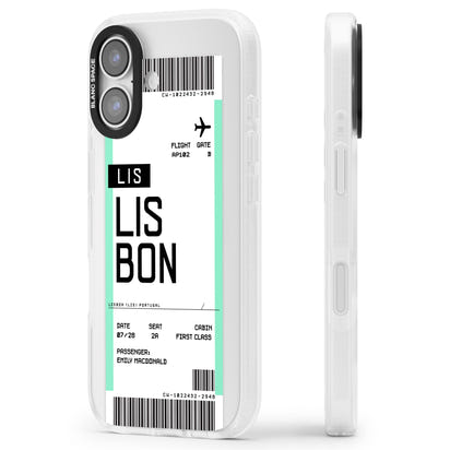 Personalised Lisbon Boarding Pass