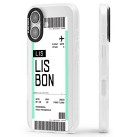 Personalised Lisbon Boarding Pass