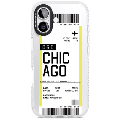 Personalised Chicago Boarding Pass