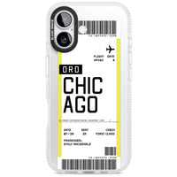 Personalised Chicago Boarding Pass