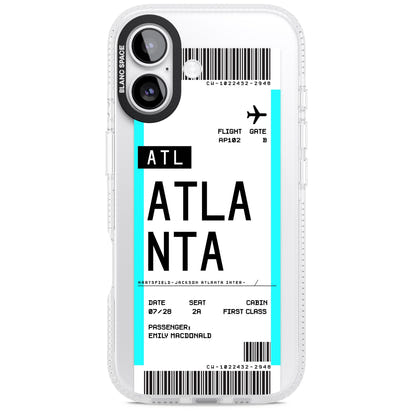 Personalisierte Atlanta-Bordkarte