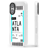 Personalisierte Atlanta-Bordkarte