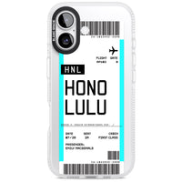 Personalised Honolulu Boarding Pass
