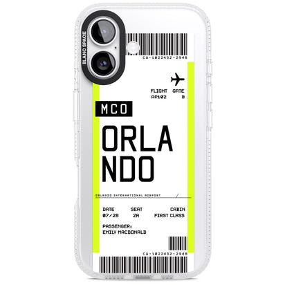 Personalised Orlando Boarding Pass