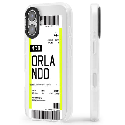 Personalised Orlando Boarding Pass