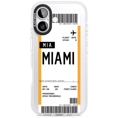 Personalised Miami Boarding Pass