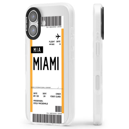 Personalised Miami Boarding Pass