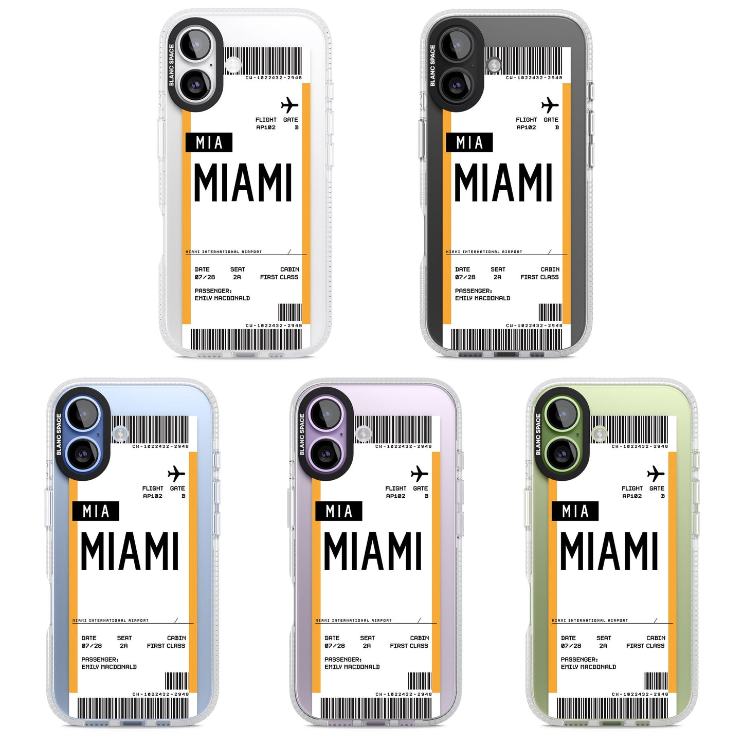 Personalised Miami Boarding Pass