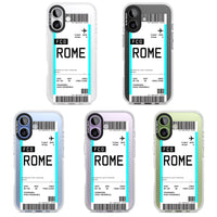 Personalised Rome Boarding Pass