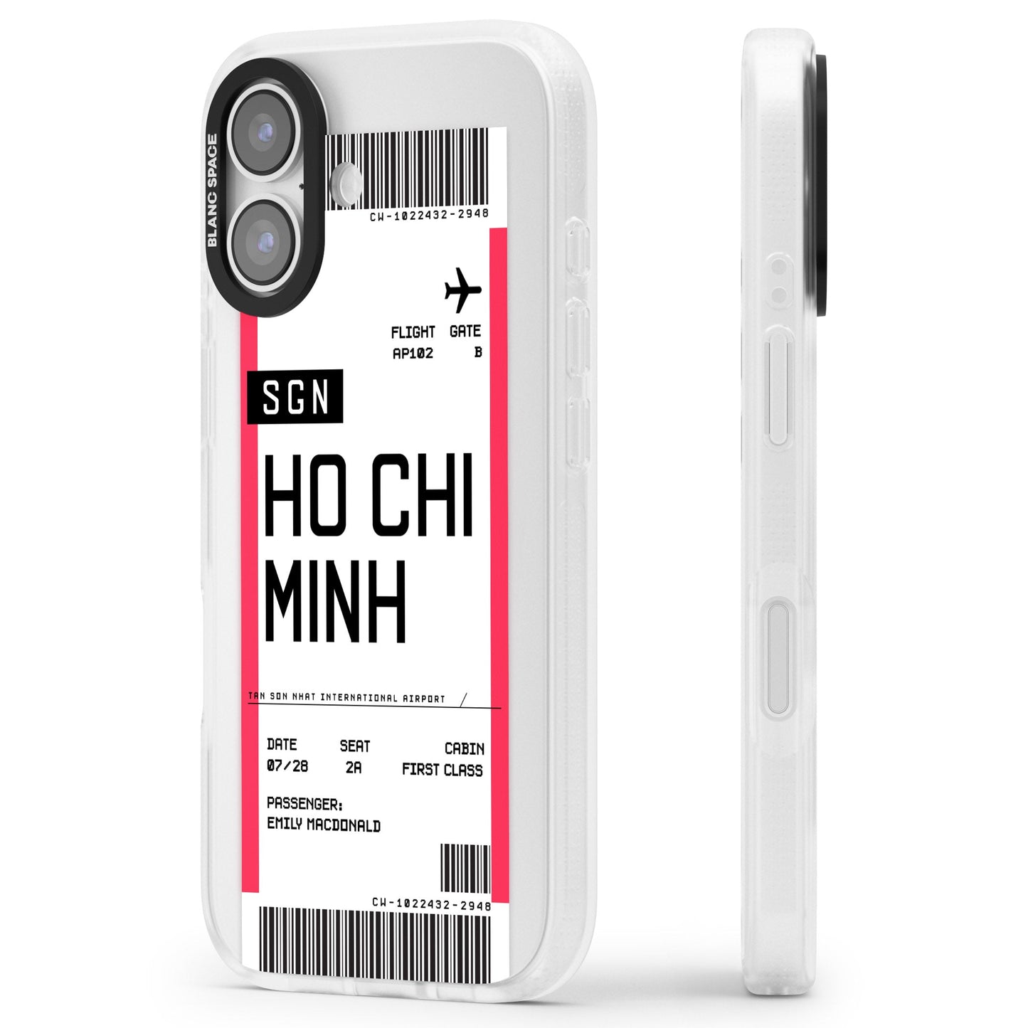 Personalised Ho Chi Minh Boarding Pass