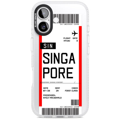 Personalised Singapore Boarding Pass