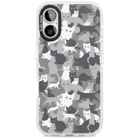 Dunkelgraue Katzentarnung