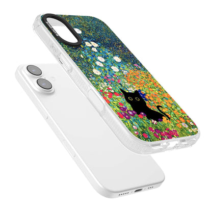 Cat in Klimt's Garden