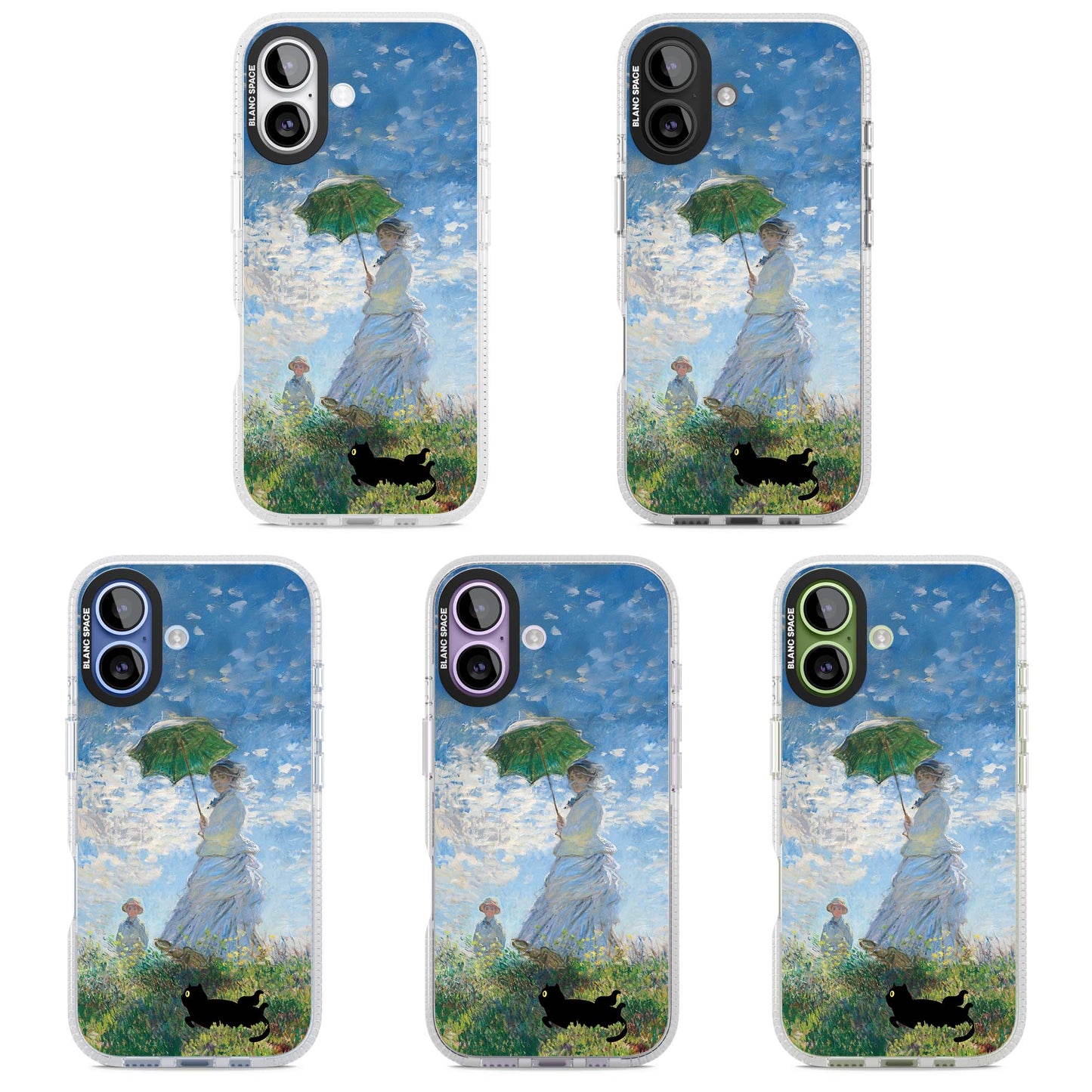 Cat with Monet's Parasol Lady