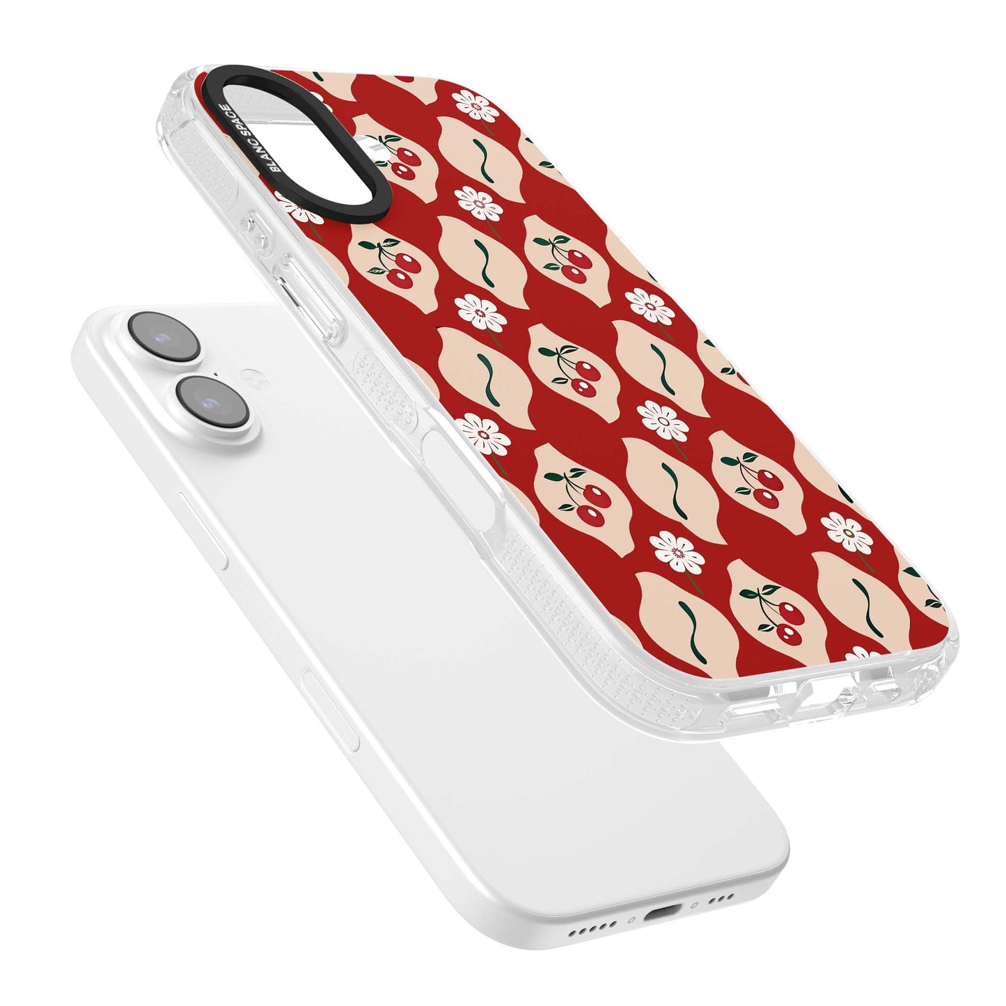 Vintage Cherry Diamond Pattern