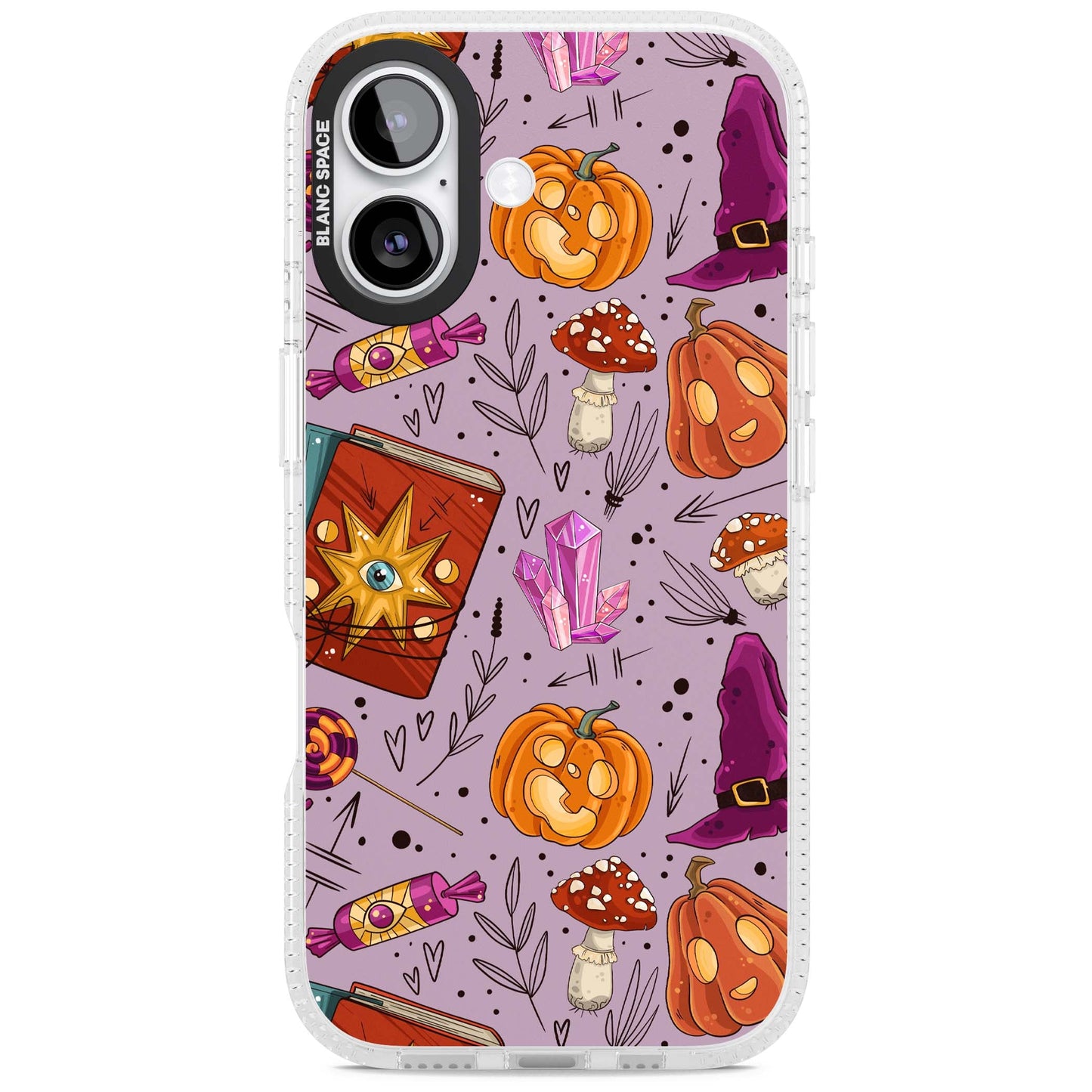 Witchy Cartoon Halloween Pattern