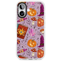 Witchy Cartoon Halloween Pattern