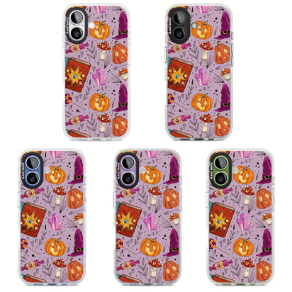 Witchy Cartoon Halloween Pattern