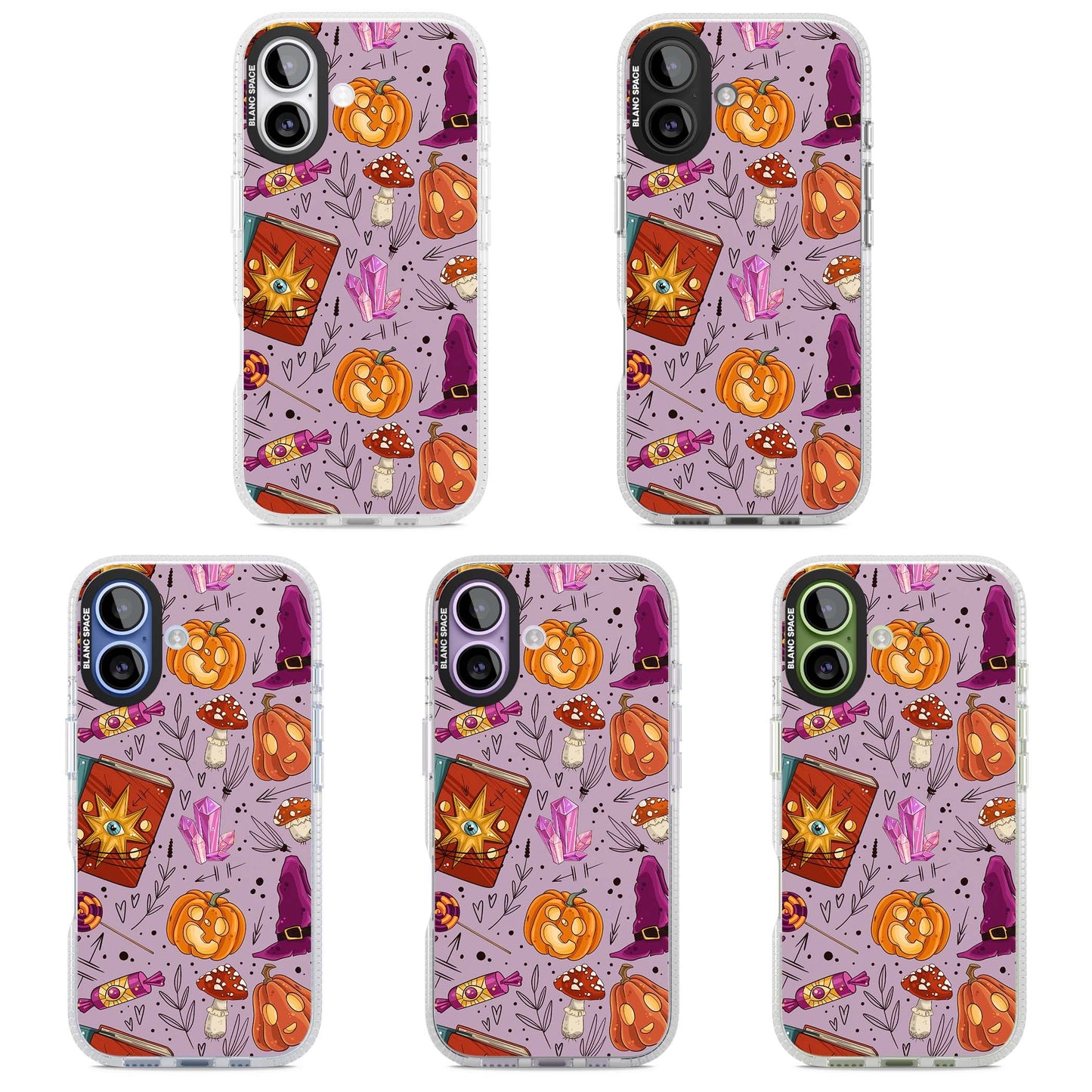 Witchy Cartoon Halloween Pattern