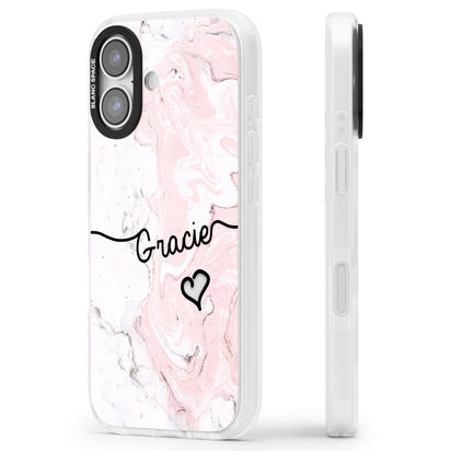 Personalised Pink Marble