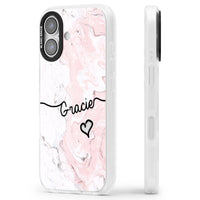 Personalised Pink Marble