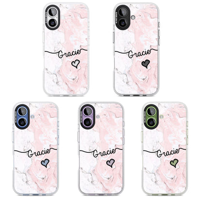 Personalised Pink Marble