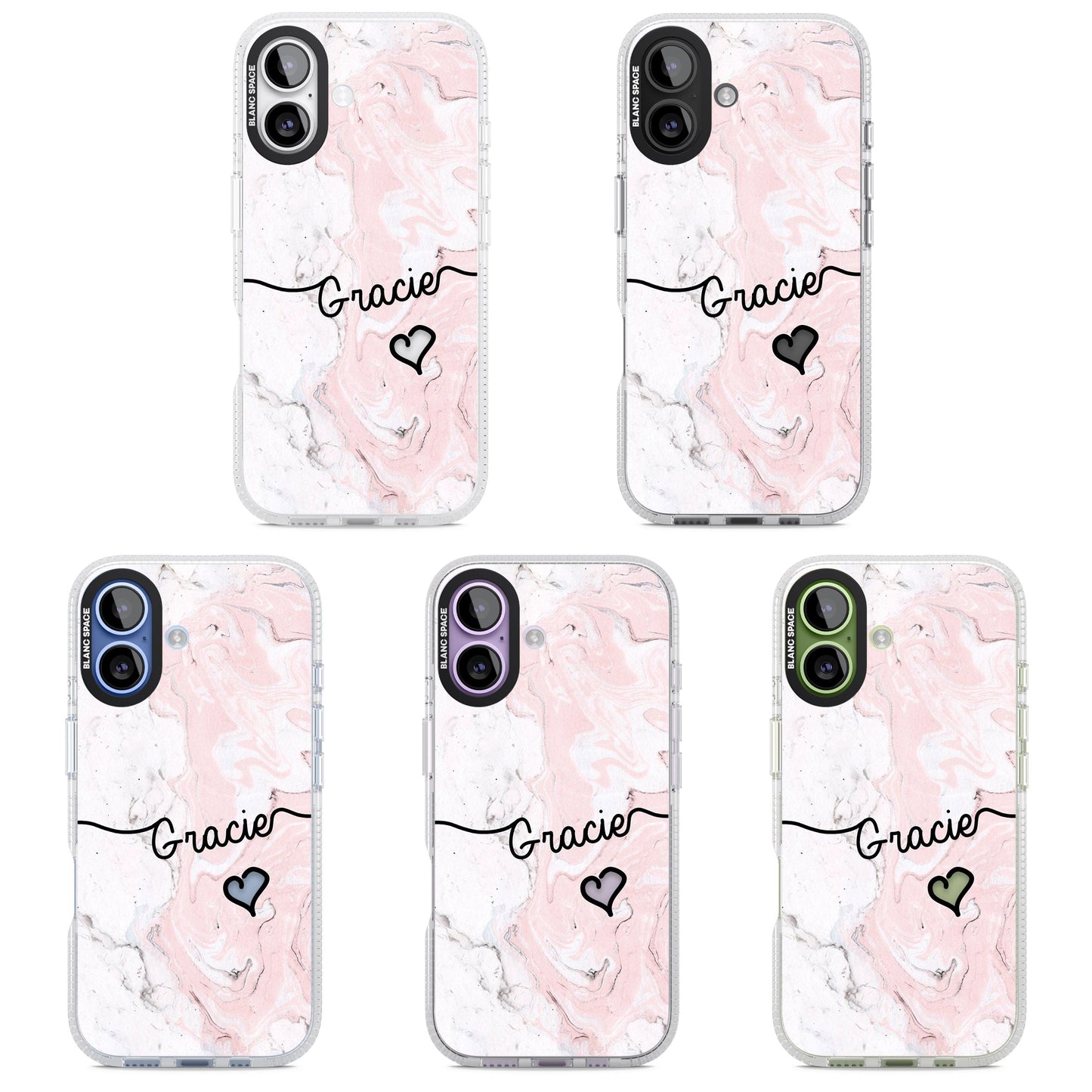 Personalised Pink Marble