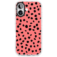 Black Dalmatian Spots On Coral