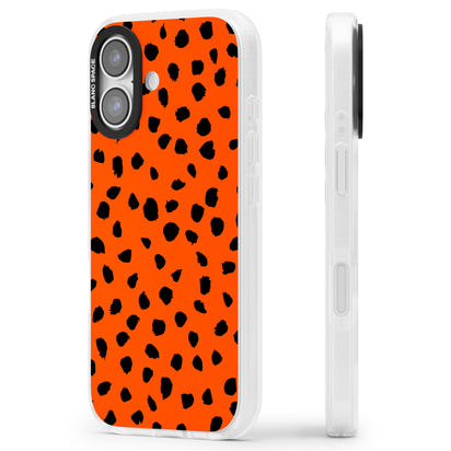 Fetter roter Punktdruck