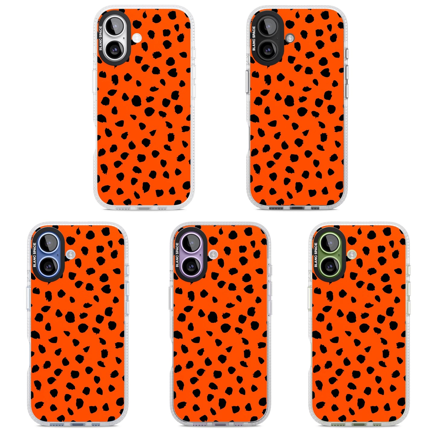 Fetter roter Punktdruck